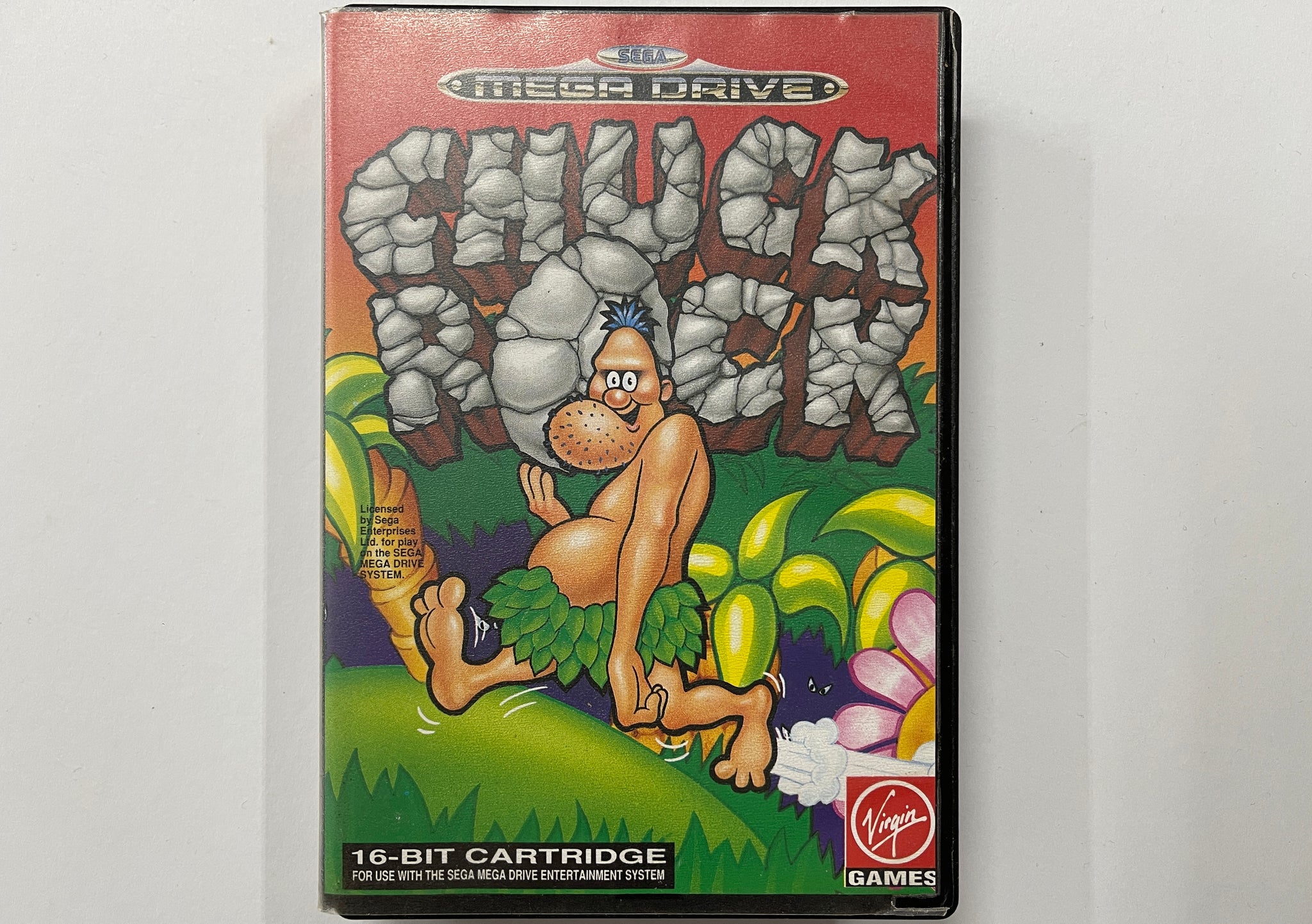 Chuck Rock Complete In Original Case