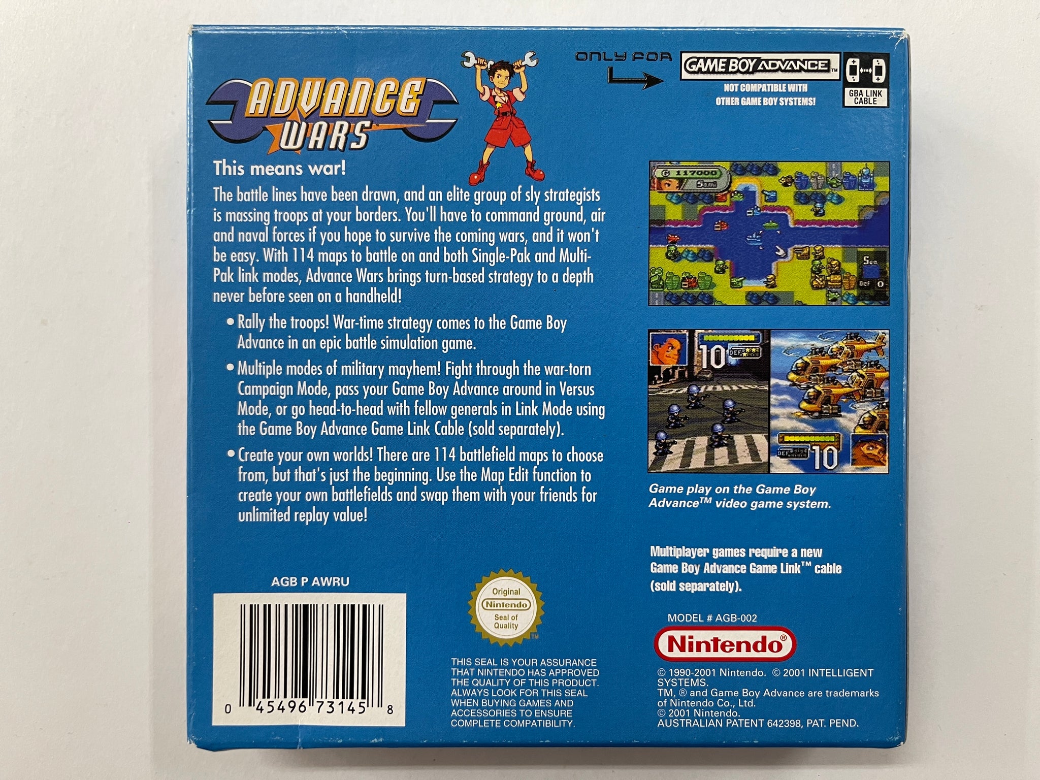 Advance Wars Complete In Box