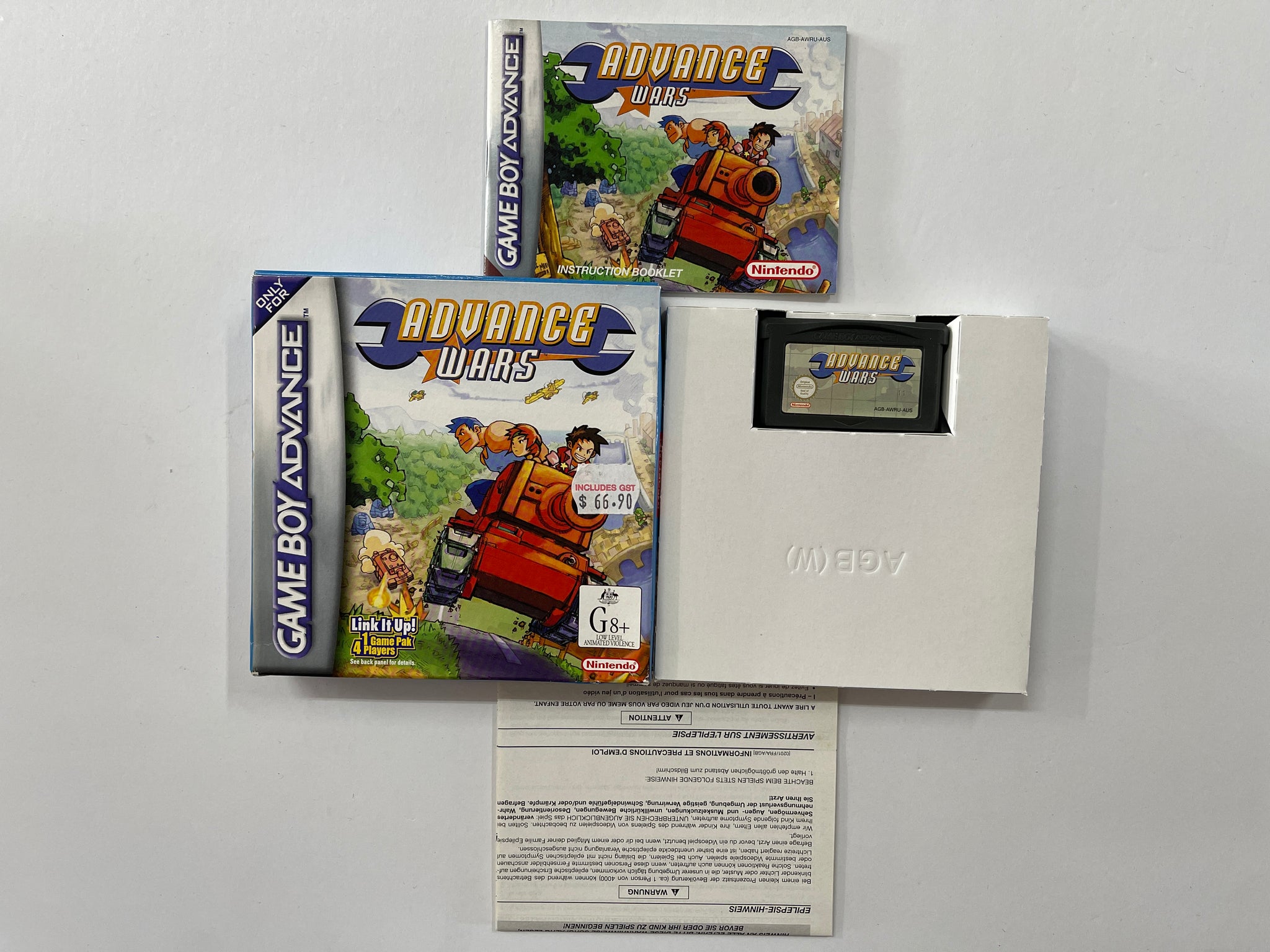Advance Wars Complete In Box