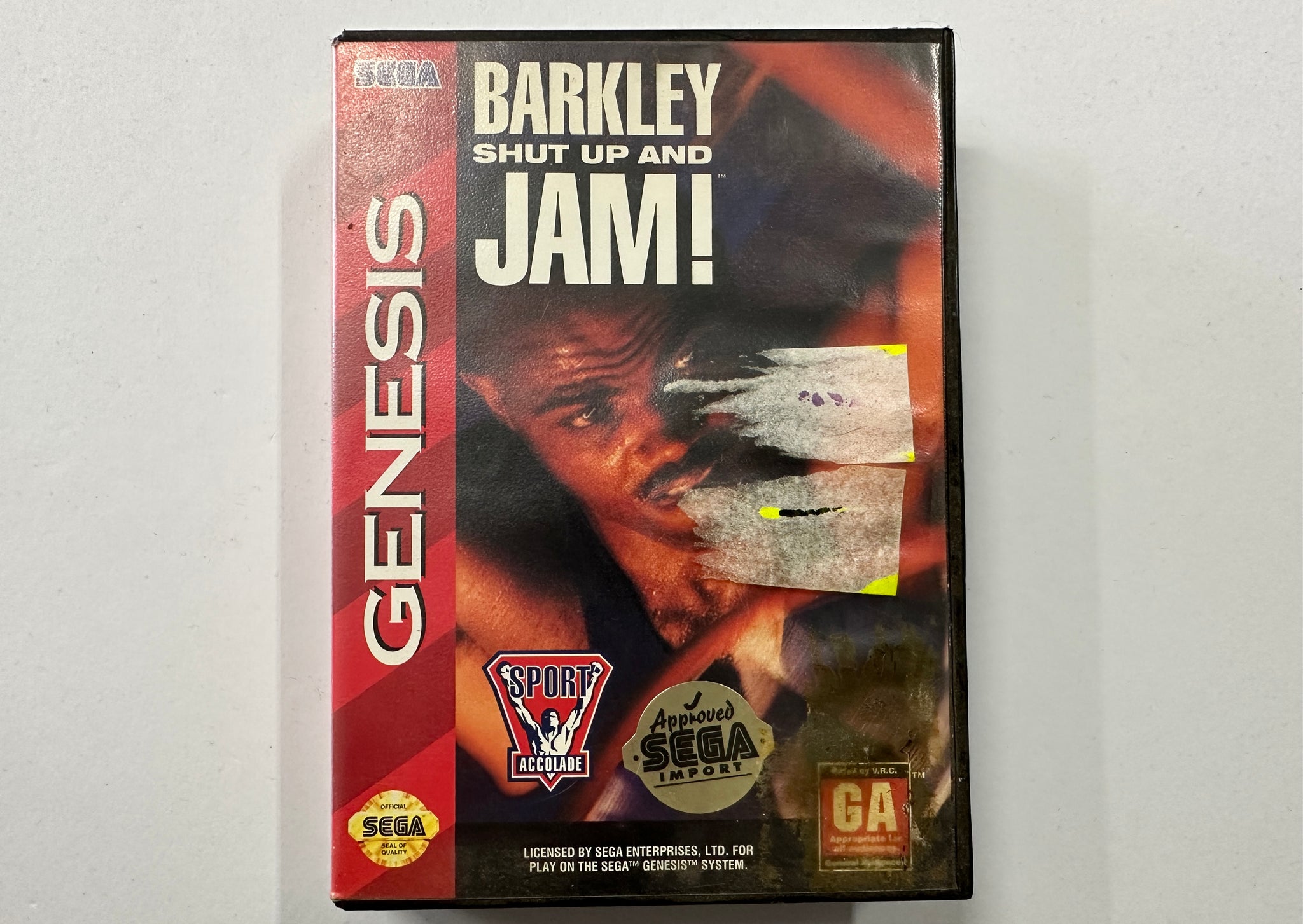 Barkley Shut Up and Jam! Complete In Original Case