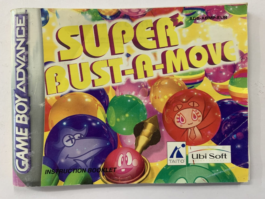 Super Bust A Move Game Manual The Game Experts