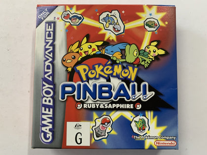 Pokemon Pinball Ruby & Sapphire Complete In Box