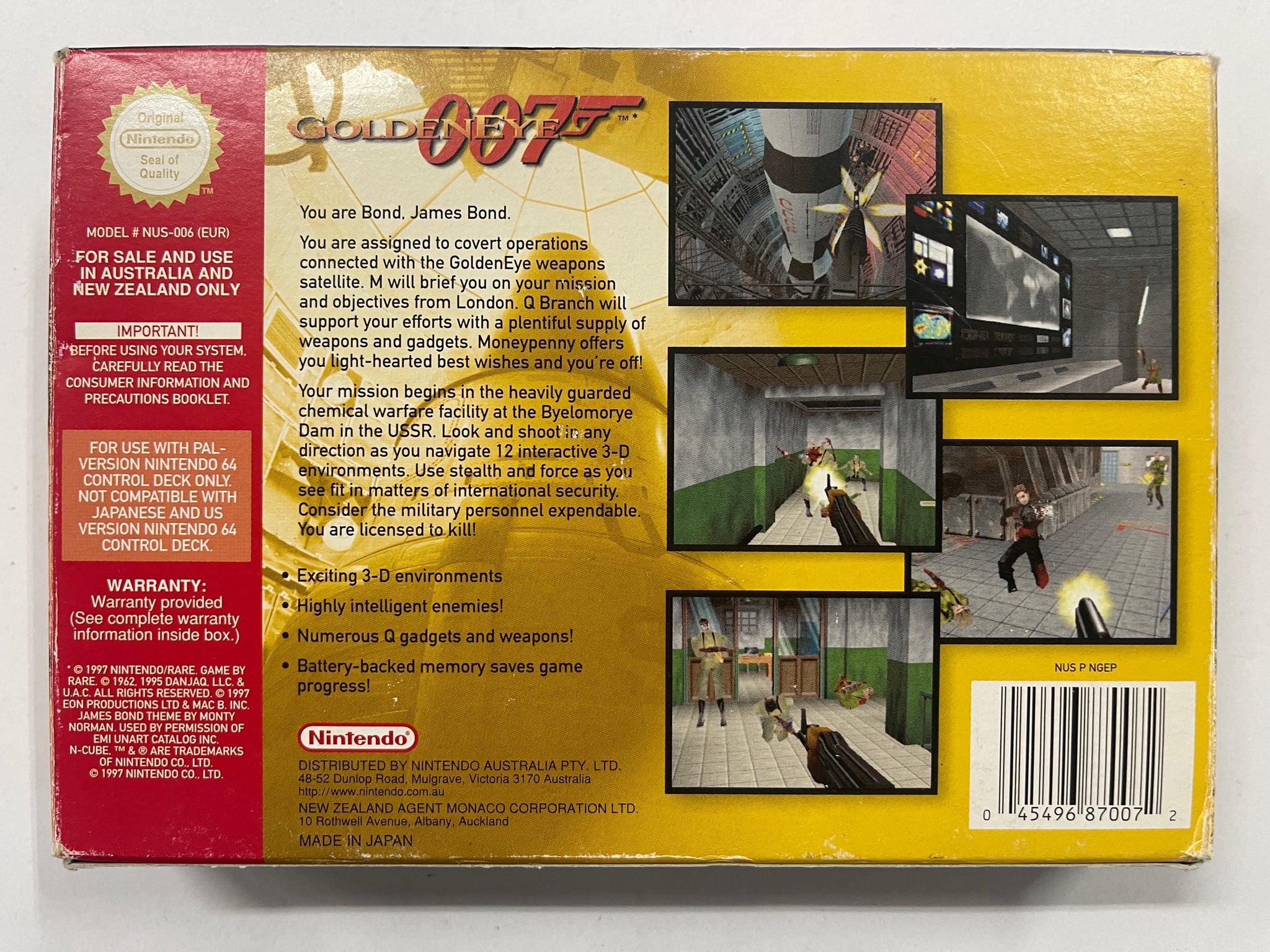 Goldeneye 007 Complete In Box