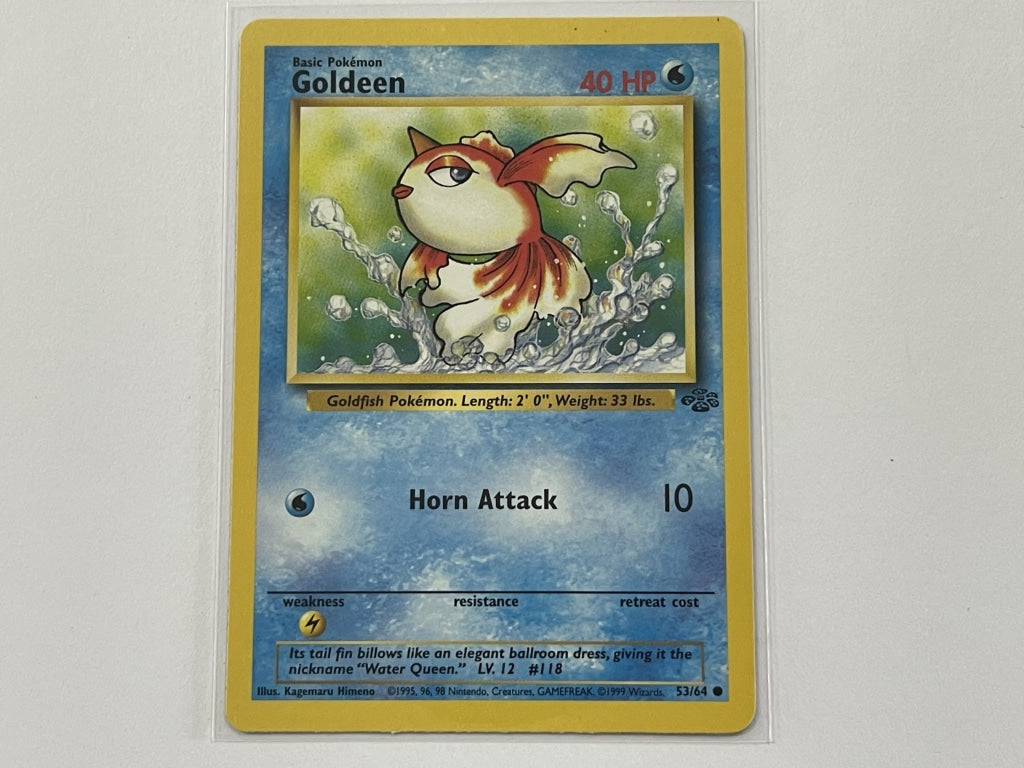 Goldeen 53/64 Jungle Set Pokemon TCG Card In Protective Penny Sleeve – The  Game Experts