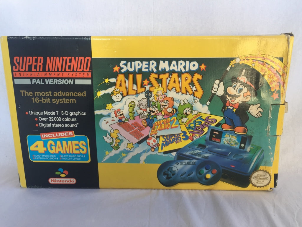 Limited Edition Super Mario All Stars SNES Console Complete in Box