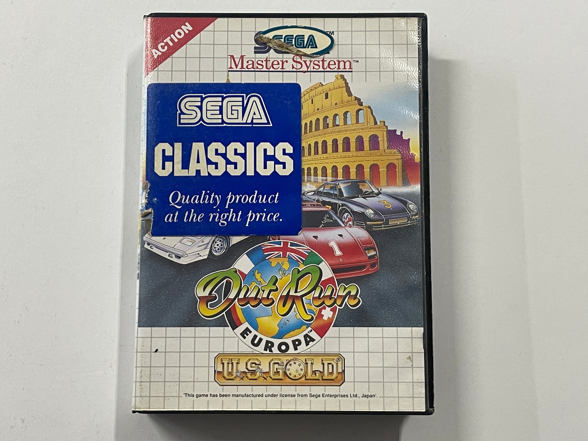 Out Run Europa In Original Case