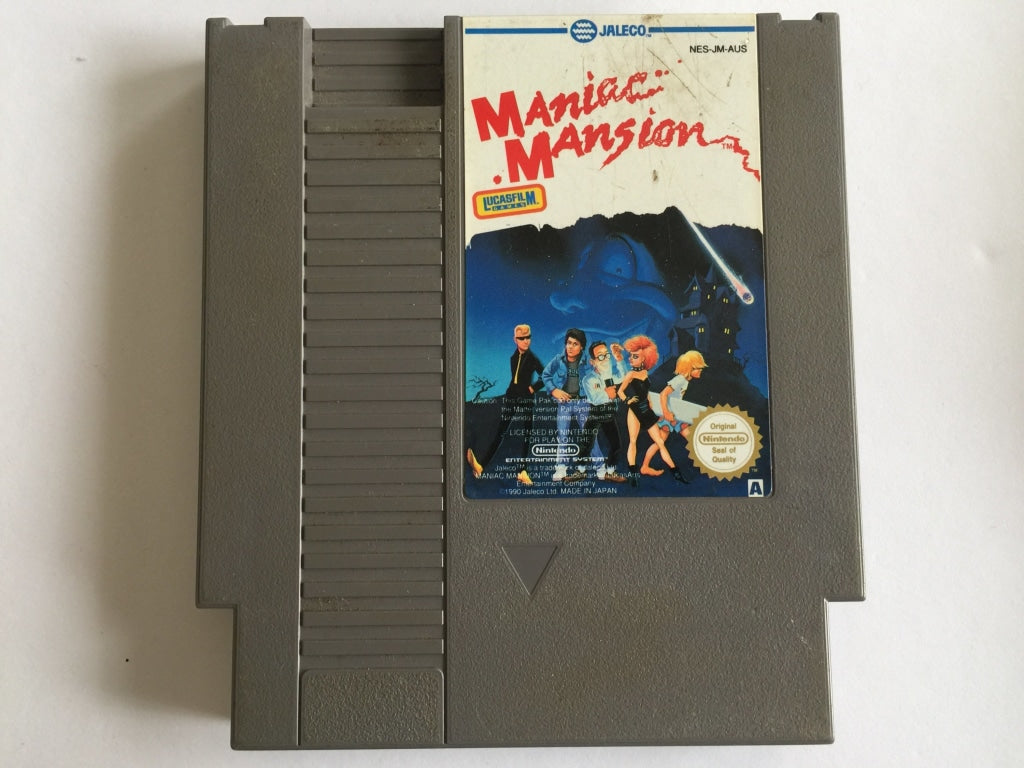 Maniac Mansion Cartridge – The Game Experts