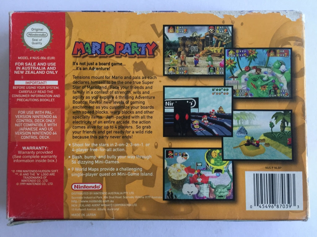Mario Party Complete In Box