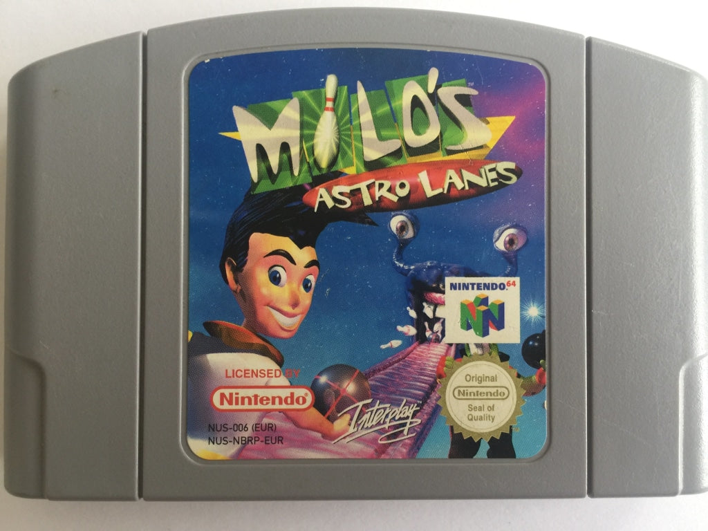 Milo's Astro Lanes Cartridge