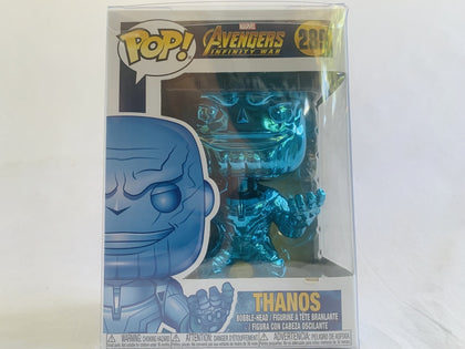 Marvel Avengers 3 Infinity War Thanos Blue Chrome US Exclusive #289 Funko Pop Vinyl Figure [RS] Brand New & Sealed with Free Pop Protector