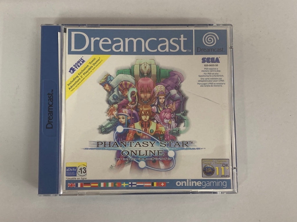 Phantasy Star Online Complete In Original Case