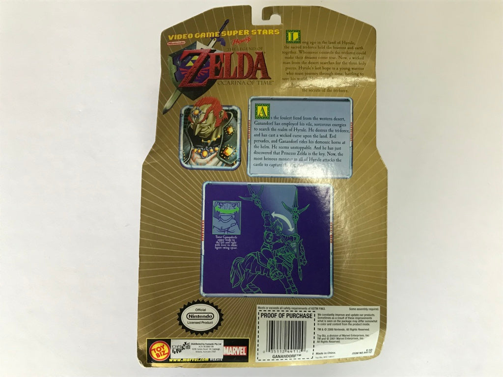 Genuine Toy Biz Video Game Superstars 2000 The Legend of Zelda Ocarina
