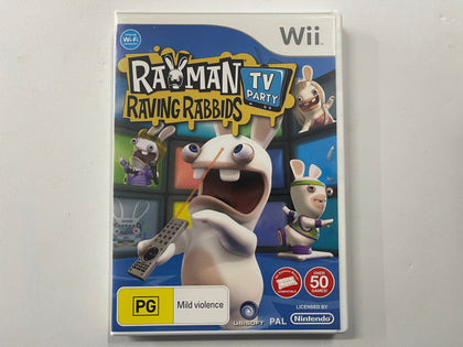 Rayman Raving Rabbids TV Party Complete In Original Case