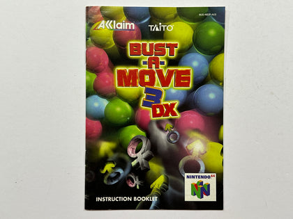 Bust-A-Move 3 DX Game Manual