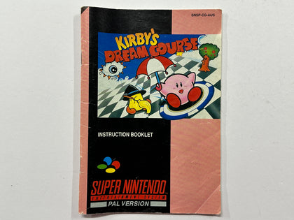 Kirbys Dream Course Game Manual