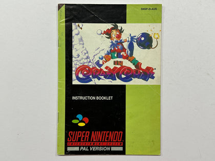 Kid Klown In Crazy Chase Game Manual