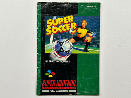 Super Soccer Game Manual