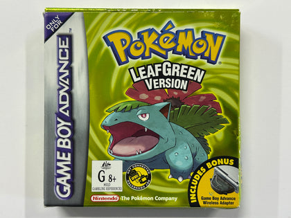 Pokemon Leaf Green Complete In Box