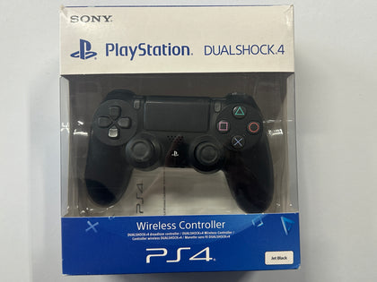 Playstation 4 PS4 Dualshock 4 Black Wireless Controller Complete In Box