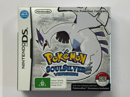 Pokemon Soul Silver Complete In Original Case with Outer Box and Poke Walker