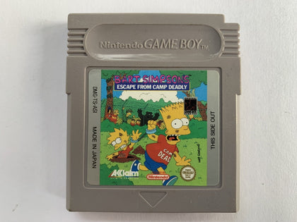 Bart Simpson's Escape From Camp Deadly Cartridge