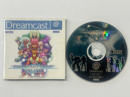 Phantasy Star Online Disc & Game Manual Only