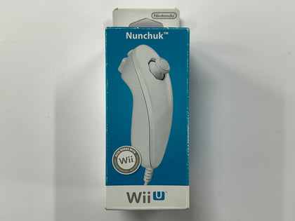 White Nintendo Wii/Wii U Nunchuck Complete In Box