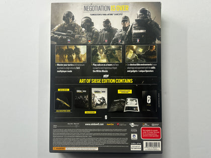 Rainbow Six Siege Art Of Siege Collectors Edition missing Game