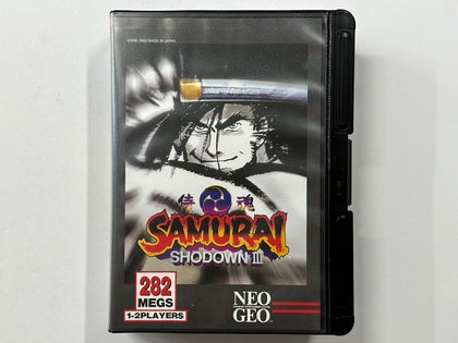 Samurai Shodown III Neo Geo AES Complete In Original Case