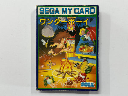 Wonderboy NTSC-J Sega My Card Complete In Box