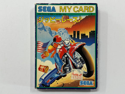 Zippy Race NTSC-J Sega My Card Complete In Box