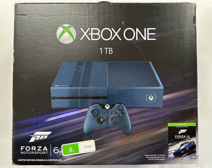 Microsoft XBOX One 1TB Limited Edition Forza Motorsport 6 Console Complete In Box
