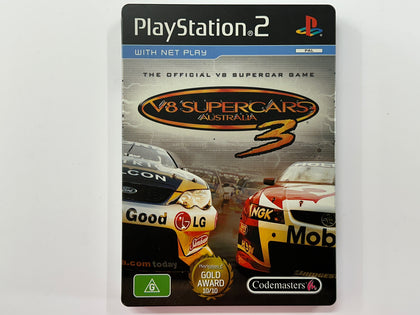 V8 Supercars 3 Australia Complete In Steelbook Case
