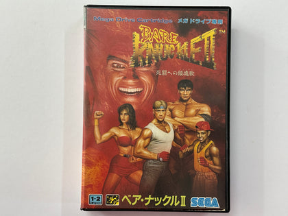 Bare Knuckle 2 NTSC-J Complete In Original Case