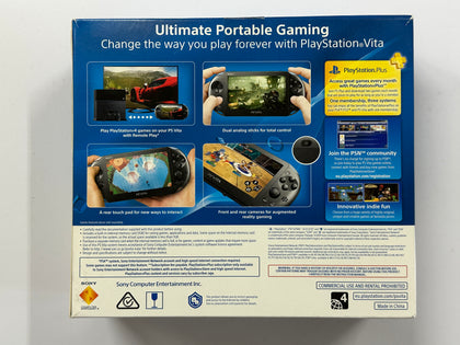Sony PS Vita Charcoal Black Console PCH-2002 Complete In Box