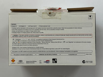 Sony PlayStation Portable PSP Street E-1002 Charcoal Black Console Complete In Box