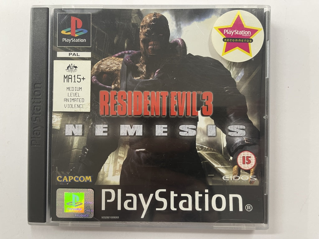 Resident Evil 3 Nemesis Complete In Original Case – The Game Experts