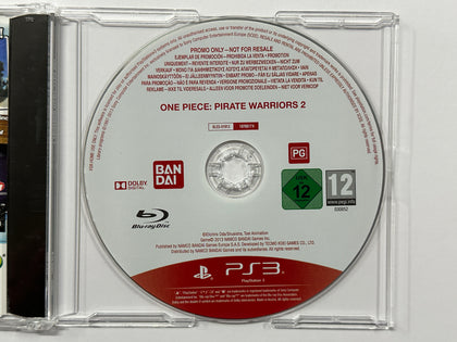 One Piece Pirate Warriors 2 Not For Resale NFR Press Release Promo Disc In Original Case