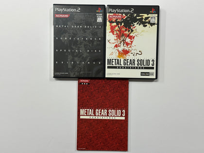 Metal Gear Solid 3 Subsistence NTSC-J Limited Edition Complete In Box