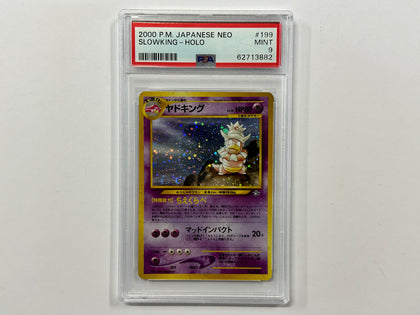Slowking No.199 Neo Genesis Japanese Set Pokemon TCG Holo Foil Card PSA9 PSA Graded