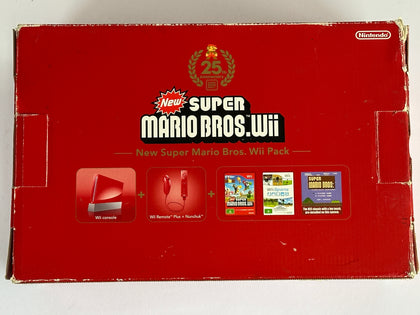 Limited Edition Mario 25th Anniversary Red Nintendo Wii Console Complete In Box