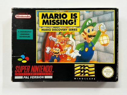 Mario Is Missing Complete In Box