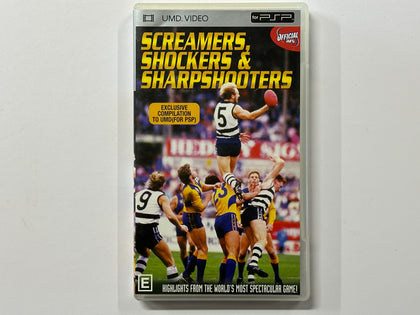 Screamers Shockers & Sharpshooters UMD Video Complete In Original Case