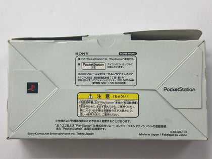 Sony Playstation PS1 Pocket Station Crystal SCPH-4000 Complete In Box