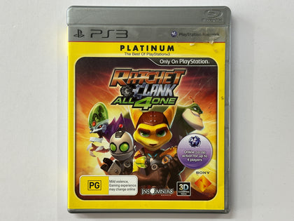 Ratchet & Clank All 4 One Complete In Original Case