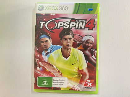 Top Spin 4 Complete In Original Case