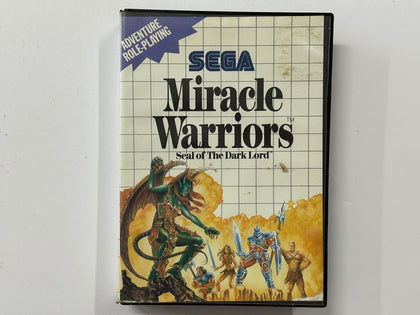 Miracle Warriors: Seal of the Dark Lord In Original Case
