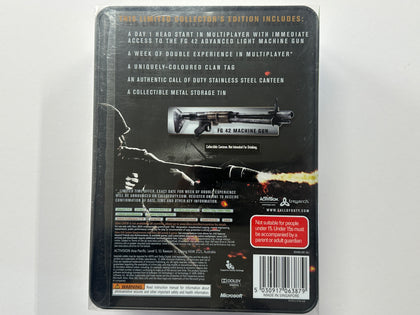 Call Of Duty COD World At War Collectors Edition Complete In Original Tin Case