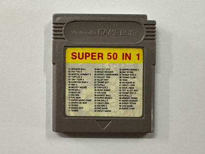 Super 50 In 1 Reproduction Cartridge