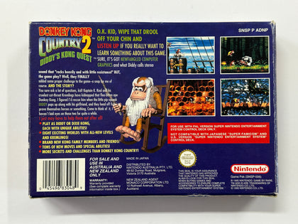 Donkey Kong Country 2: Diddy Kong's Quest Complete in Box